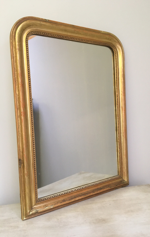 FRENCH ANTIQUE LOUIS PHILIPPE MIRROR
